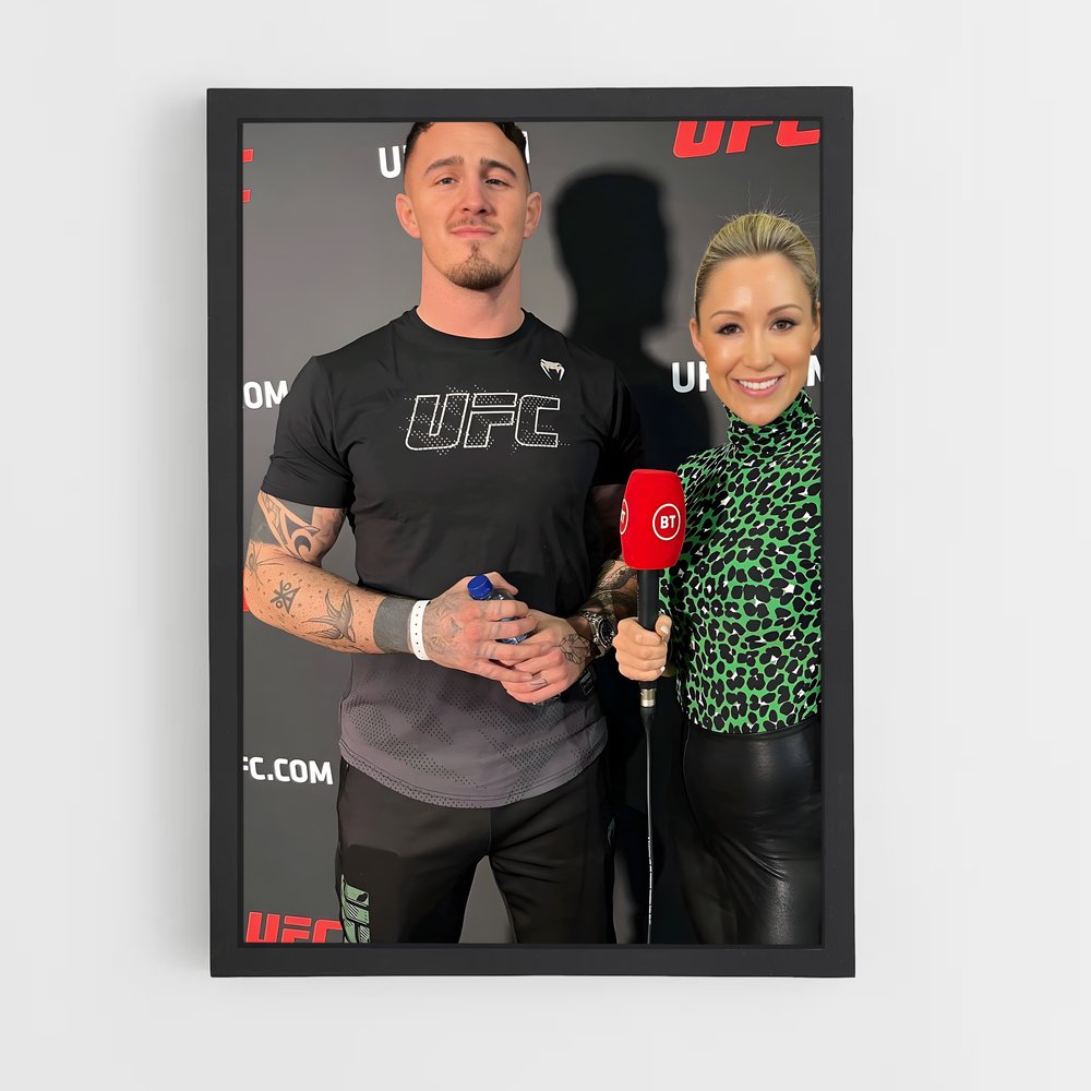 Poster Tom Aspinall: Power Play – affiche MMA (vue 2)